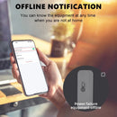 Tuya WiFi Indoor Smart Temperature Humidity Sensor Hygrometer Battery Powered APP Monitoring For Alexa Google Home Voice