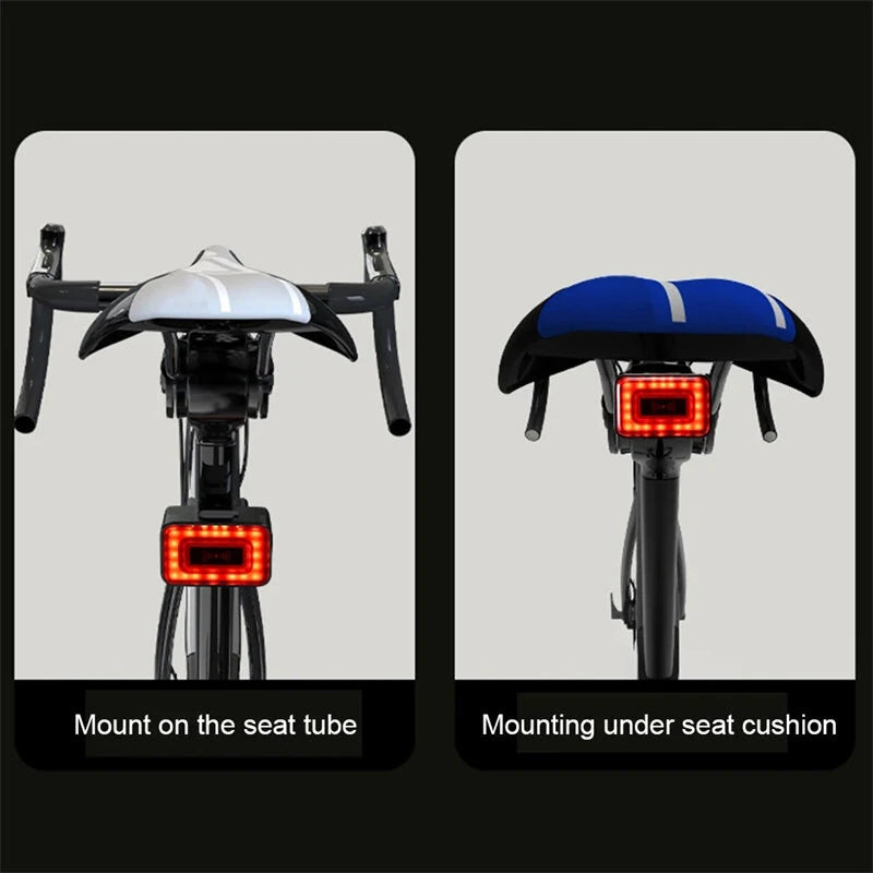 BIKIGHT Bike Radar Taillight 1500mAh Battery 7 Light Modes 3 Radar Modes Type-C Rechargeable IP64 Waterproof Bicycle Rear Light for Outdoor Cycling