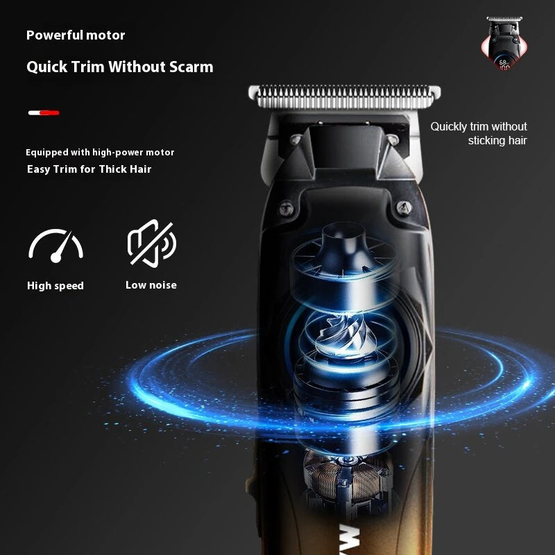 MARSKE MS-5601 Hair Clipper for Men With Fade Design LED Display Cordless USB Rechargeable Stainless Steel Blades 1800mAh Battery