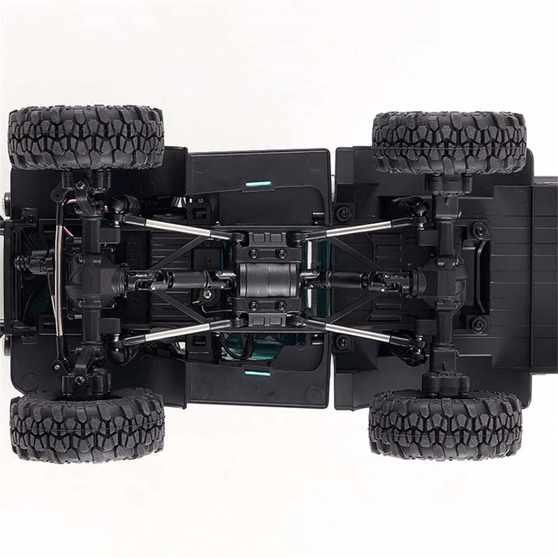 FMS FCX24 Power Wagon 12401 RTR 1/24 2.4G 4WD Brushless RC Car Rock Crawler Off-Road Truck Two Speed Upgraded Chassis Metal Gears Portal Axles LED Light Oil Filled Shocks Vehicles Models Toys