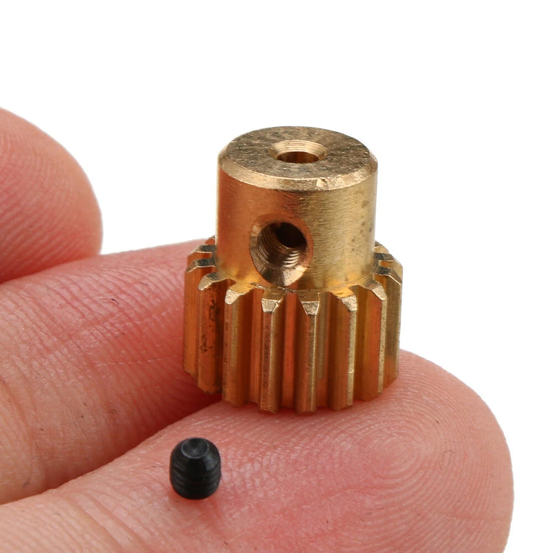 SG 1603 1604 UDIRC 1601 RC Car Spare Copper Motor Gear 16T 0.6M 1603-036 Vehicles Model Parts