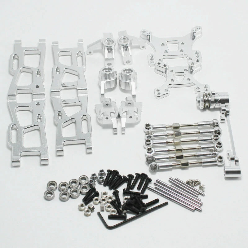 Wltoys 144001 144010 124019 124017 124018 1/14 Metal Upgrade Swing Arm Steering Seat Rear Wheel Seat C Seat RC Car Parts