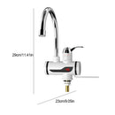 Smart Digital Instant Electric Water Heater Faucet Temperature Adjustable Tankless Water Heater Bottom Inlet Fast Heating Faucet Kitchen Bathroom