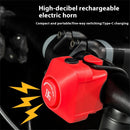 BENGGUO 110dB Bike Electronic Horn Type-C Charging Warning Safety Bicycle Mini Alarm for MTB Handlebar of 22-31.8mm