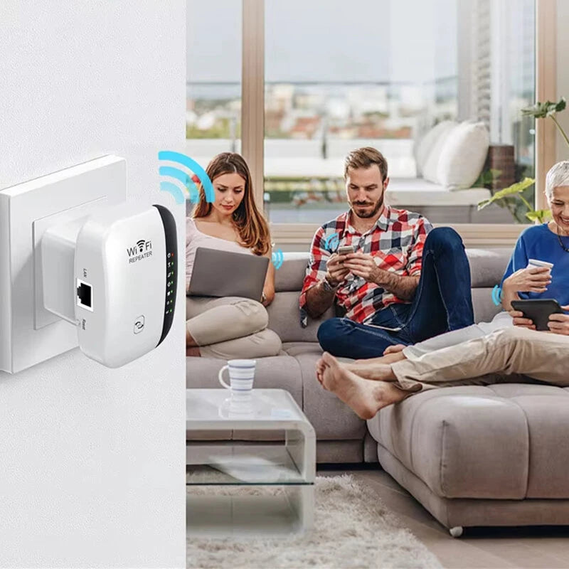 MT02 300Mbps WIFI Repeater Remote Wi-Fi Amplifier 802.11N WiFi Signal Booster Network Amplifier for Home/Office Wireless Repeater