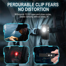 550 Lumens Mini Flashlight Rechargeable Bright Small LED Pocket Flat Light with Clip Magnetic Tail, Keychain Flash Light with Red UV Light,  IP66 Waterproof Outdoor Emergency Work Lamp