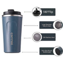 380ml Stainless Steel Thermos Flask Vacuum Insulated Water Bottle Thermos Flask for Insulated Reusable Tumbler Cup for Coffee, Tea, and Soda