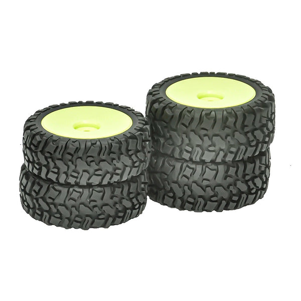 4PCS 12mm Hex RC Car Wheel Tires for MJX 1/14 14209 14210 1/16 16207 16208 16209 16210 M162 M163 H16E SCY 1/16 RC Car Parts
