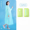 IPRee Portable Thickened Raincoat Travel Outdoor Rainwear Waterproof Women And Men Disposable Camping Rain Cover Travel Supplies