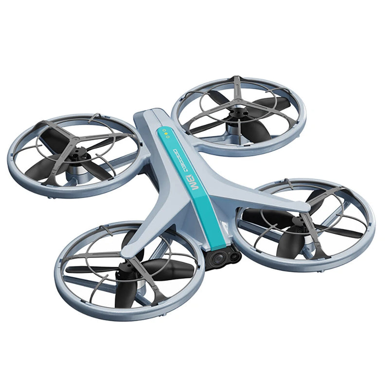 4DRC V33S WiFi FPV with HD Dual Camera Optical Flow Positioning Stunt Tumbling Colorful LED Lights Brushless Grid Full Protection Child Gift RC Toys Drone Quadcopter RTF