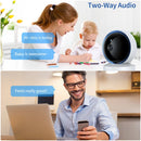 2MP Smart Tuya Security Camera Wireless PTZ IP Cam IR Night Vision Motion Detection Two-way Intercom Phone Remote Monitoring Alarm Push Home Indoors Surveillance Camera