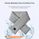 TENGOO Warm Heated Scarf 3 Gears Adjustable USB Charging Electric Heated Scarf Cold-Proof Thermal Neck Wrap Warmer Washable for Outdoor Cycling Climbing Hiking