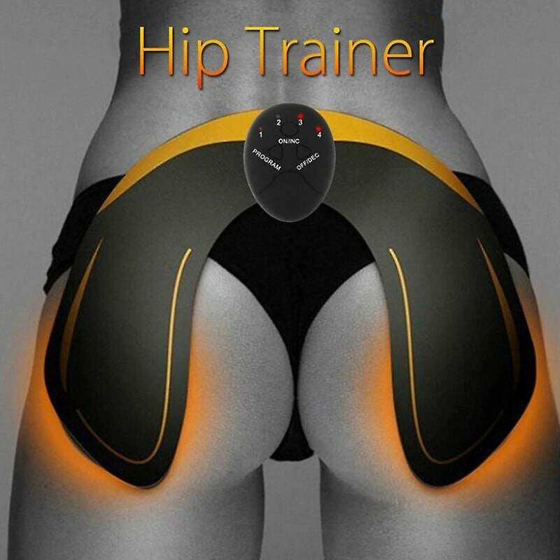 Bominfit EMS Smart Abdominal Muscle Stimulator 6 Modes EMS Training Arm Hip Exercise Belt for Home Gym Office Fitness