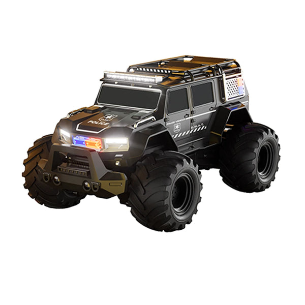 TCS33 1/14 2.4G 4WD 4CH Waterproof RC Car Amphibious Police Off-Road Vehicle Toys