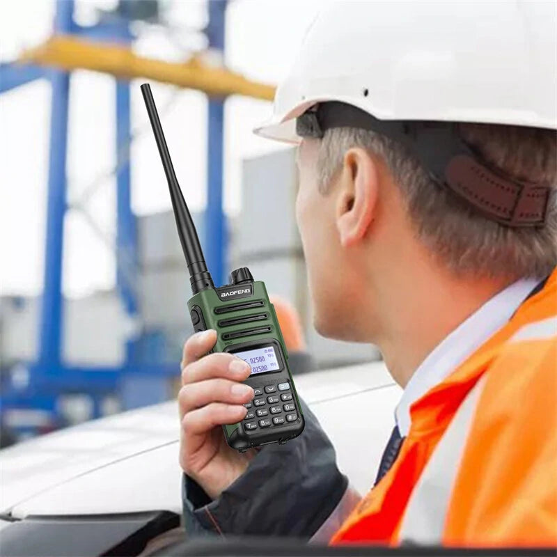 BAOFENG UV13Pro V2 Dual Band Walkie Talkie 999 Channels 1800mAh 16KM Long Range Type-C Charger Transceiver Ham Two Way Radio European Standard