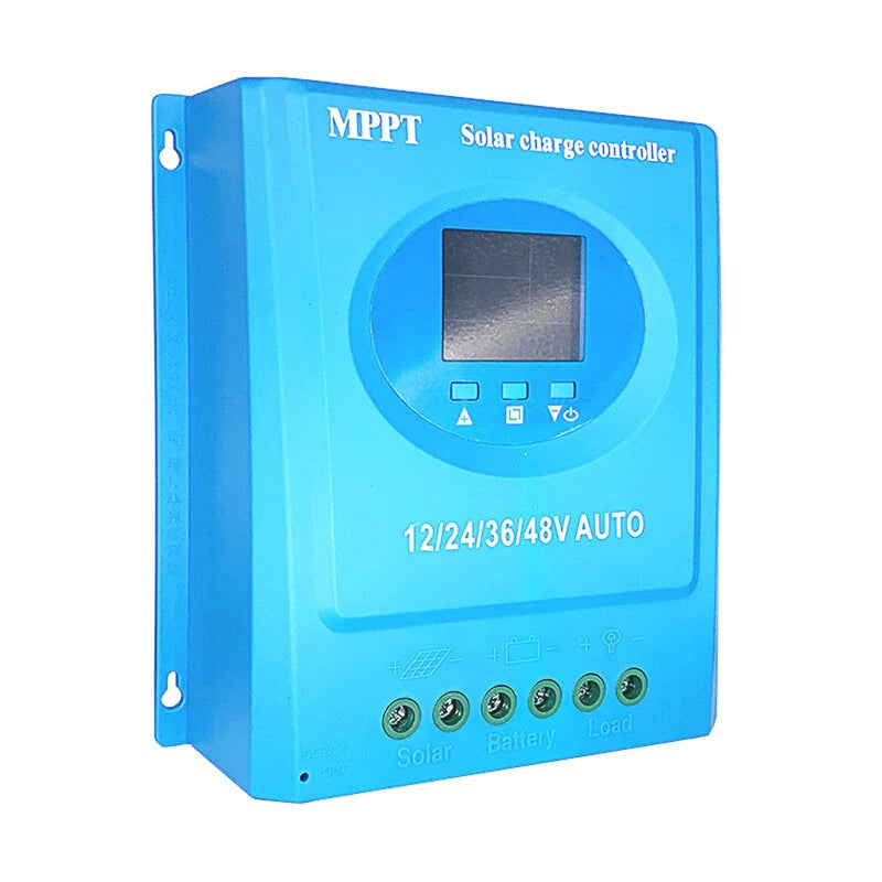 100A/120A/150A 12V/24V/36V/48V MPPT Solar Controller Power Display Dual USB Output Intelligent Charging Light Control Lead-Acid Lithium