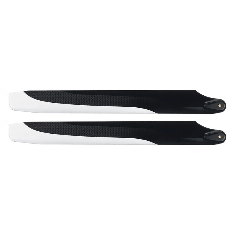 1pair PUDU 230mm Carbon Fiber Main Rotor Blade Propeller For RC Helicopter