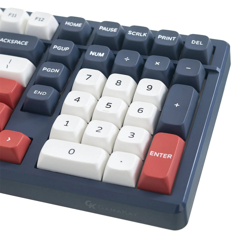 GAMAKAY TK101 Tri-mode Custom Mechanical Keyboard 101 Keys Hot Swappable RGB Gasket-mount 2.4G/bluetooth/Wired Gaming Keyboards