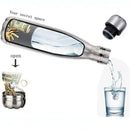 IPRee 750ml Water Bottle with Compartment Portable Water Bottle Pill Organizer Can Safe Hiding Spot for Money Bonus Key Ring Box