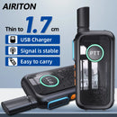 AIRITON AI-T3 Thin Walkie Talkie 1.7cm Easy Carry Pocket Radio Accept UHF400-470MHz USB Charging Long Range Ham Radio