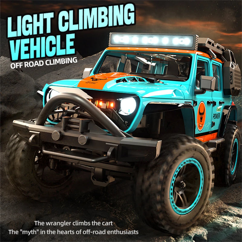 ZLL SG206 PRO/MAX RTR 1/20 2.4G 4WD Brushed/Brushless RC Car Wrangler Rock Crawler Off-Road Climbing Truck LED Lights Metal Frame Full Proportional Vehicles Models Toys