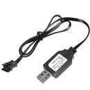 7.4V 800mAh USB Charge Cable SM-3P Positive Plug for LiPo Li-ion RC Toys Battery