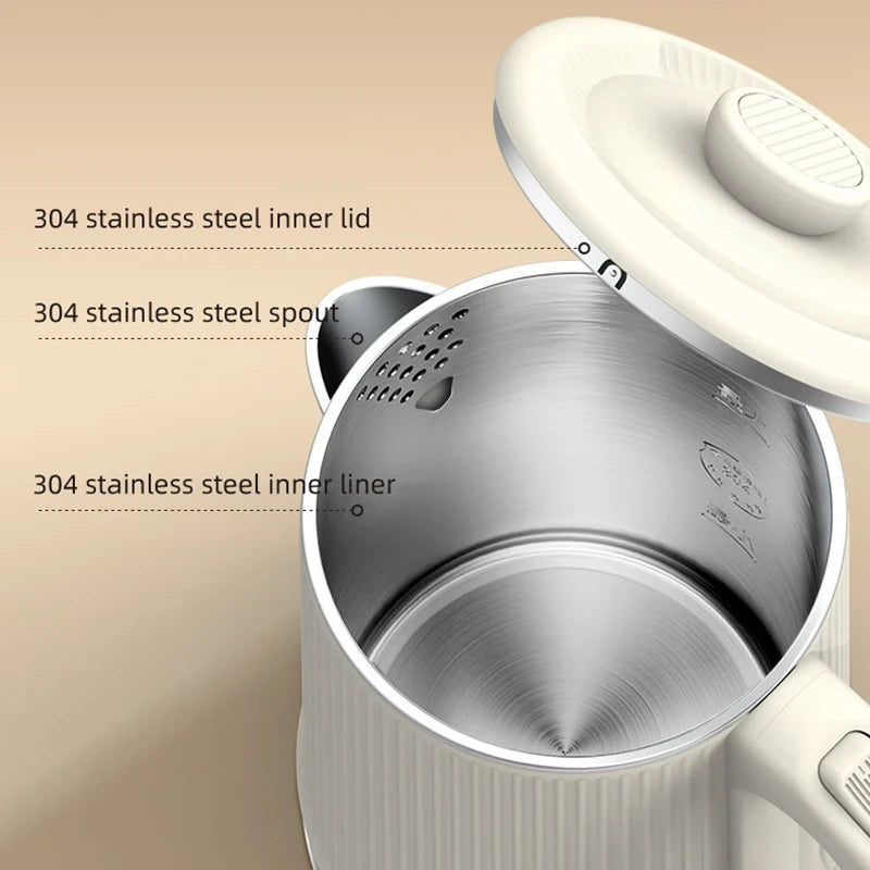 Zemkon 2.2L 1500W Electric Kettle Household Constant Temperature Kettle Automatic Insulation Teapot 304 Stainless Steel Liner Health Kettle