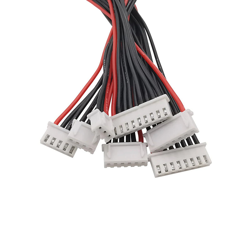 Lipo Battery Charger Silicone Wire Balance Extension 300mm Cable 2S 3Pin 3S 4Pin 4S 5Pin 6S 7Pin 7S 8Pin 8S 9Pin 2.54XH 30cm