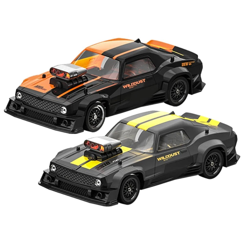 KAMTOM DC163A RTR 1/16 2.4G 4WD 50km/h Drift RC Car ESP Gyro Mini Race LED Light High Speed Racing On-Road Full Proportional Classic Retro Electric Remote Radio Control Vehicles Model Toys
