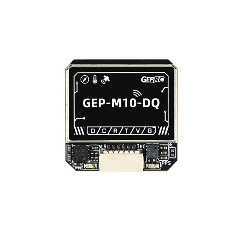 Geprc GEP M10 Series GPS Module 3.3-5V M10 Chip Barometer BDS Galileo QZSS SBAS with Onboard Indicator Light for FPV Racing Drone RC Airplane Mulit-Rotor Quacopter