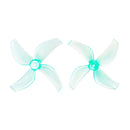 4 Pairs GEMFAN 1613 40mm 1.6 Inch 4 Blade PC Propeller 1mm / 1.5mm for FPV Racing Drones Compatible with 0802 1102 Motor