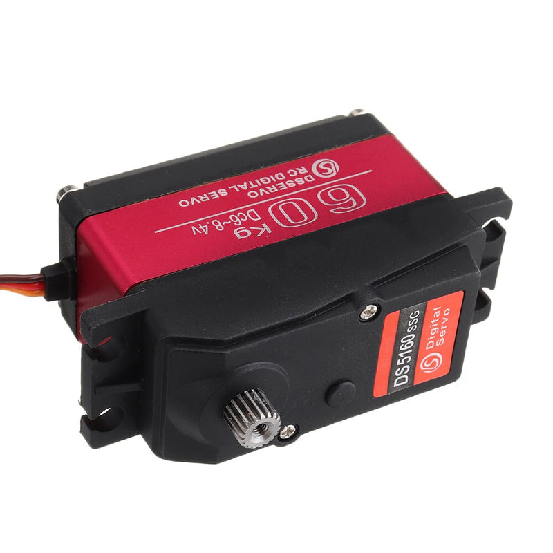 DSSERVO DS5160 HV 60kg 180/270 18T Metal Gear Digital Servo For 1/5 Redcat HPI Baja 5B SS RC Car Compatible SAVOX-0236 LOSI XL 5T