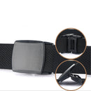 TUSHI 120cm Tactical Nylon Belt Adjustable Wear-resistant Lightweight Waist Belt Buckle Canvas Belt Casual Sports Belts for Outdoor Men Women