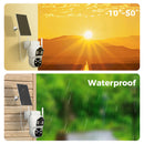 Hiseeu WTDS803 6MP Pixels Solar Powered Dual Lens Wireless WIFI IP Camera with Color Night Vision PIR Motion Alerts Eseecloud App Remote Control IP65 Waterproof