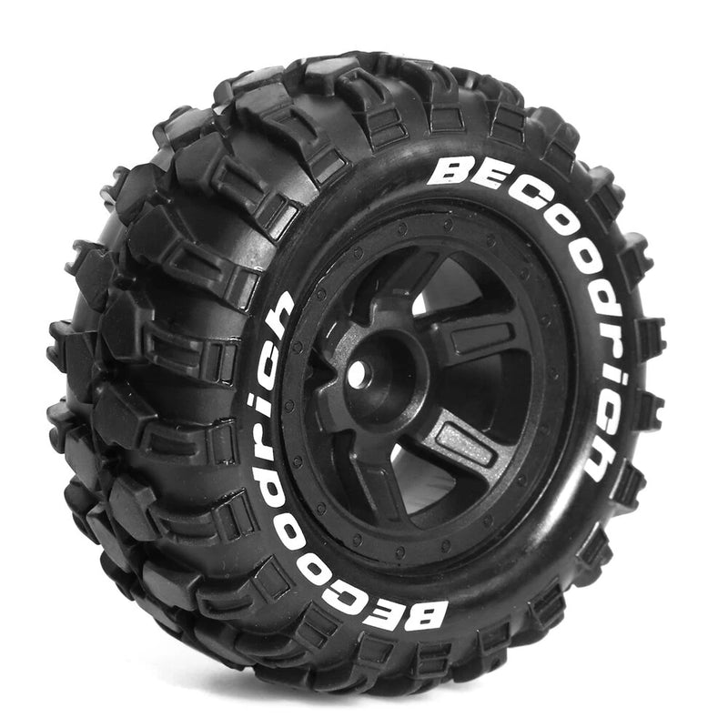 4PCS Upgraded Tires Wheels for Rlaarlo MJX HBX 1/14 1/16 High Speed Racing RC Cars Vehicles Models Spare Parts W193