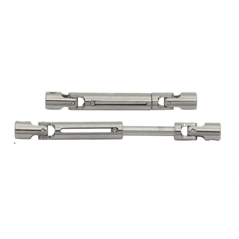 2PCS Upgraded Metal Front Rear Drive Shafts MNRC MN82 MN78 for TOYOTA Land Cruiser LC79 1/12 RC Cars Vehicles Models Spare Parts