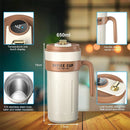 IPRee 650ml Stainless Steel Insulation Cup with Handle Smart Coffee Cup LED Temperature Display Portable Cute Water Bottle for Car