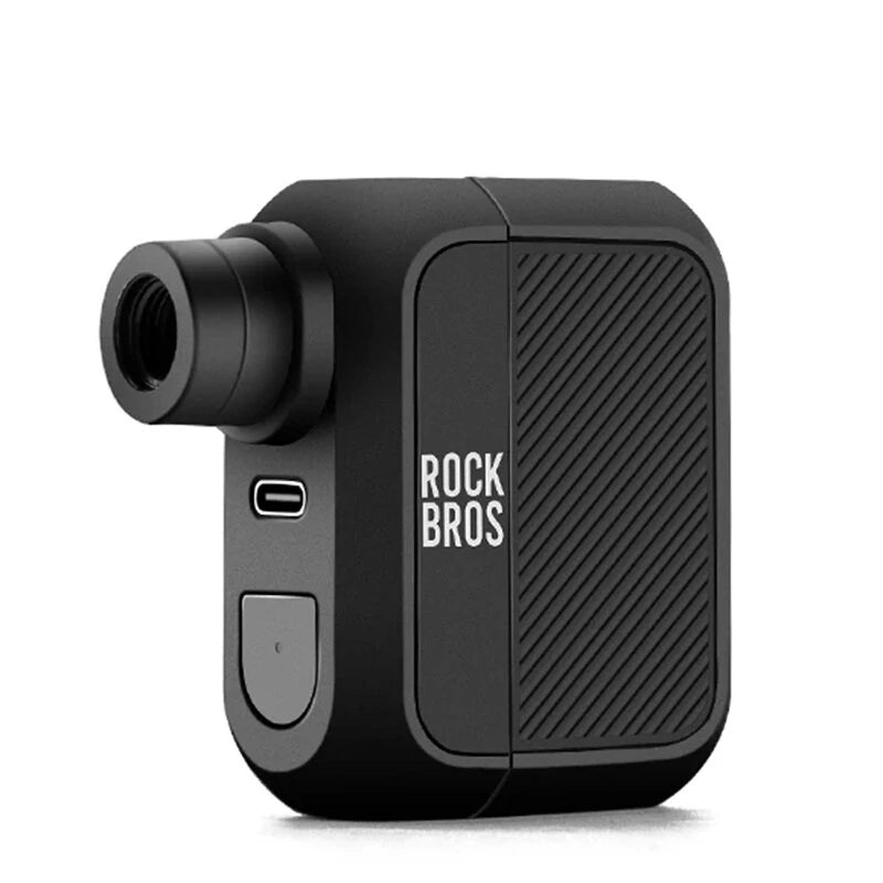 ROCKBROS Mini Electric Air Pump 100PSI  Inflation Power One-touch Operation Waterproof Type-C Fast Charging Portable Bicycle Pump