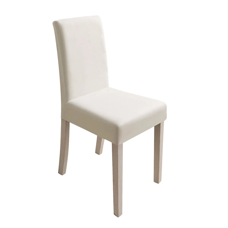 Pure Color Seat Cover Spandex Stretch Wedding Banquet Chair Cover Party Decor Dining Room Seat Cover