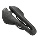 WEST BIKING Hollow Bicycle Saddle Breathable Comfortable PU Waterproof Aerodynamic Anti-slip Concave Point Cushion Shock Absorption Bike Seat for MTB Road Bike