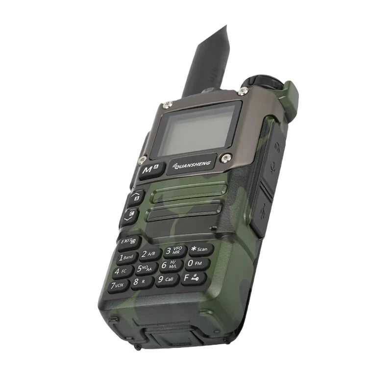 Quansheng UV-K58(K6) Dual Band Walkie Talkie 1600mAh Battery 200 Channels Type-C Amateur Two-way Radio
