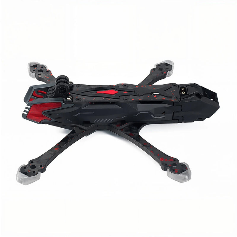 Axisflying Manta 5 pro Squashed X / DC 5 Inch Carbon Fiber Frame Kit Support DJI O4 Pro for DIY Freestyle RC FPV Racing Drone