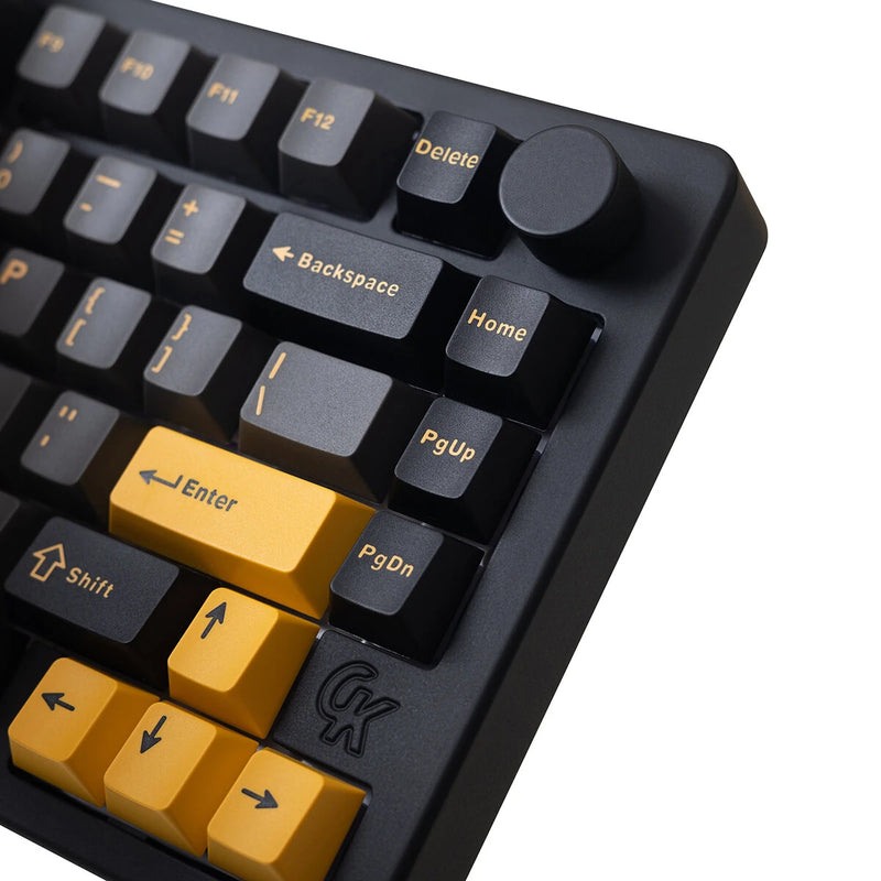 Gamakay TK75 PRO 75% CNC Aluminum Alloy Mechanical Keyboard 81 keys Tri-Mode RGB Gasket Mount 4000mAh Cherry Profile Keycaps Gaming Keyboard