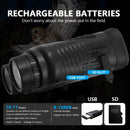 Binoculars Camera Infrared Night Vision 2.5K 8X Optical Zoom 3'' IPS Screen Infrared Illuminator Digital Zoom for Hunting Camping Digital Binoculars