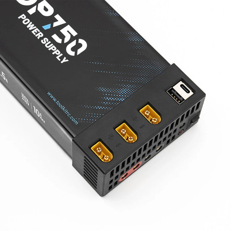 ToolkitRC ADP750 750W 12V 62.5A Smart Power Supply 7 Port Versatile Multi-port Output with IC Cooling Fan Charger for ToolkitRC M6D M7 Charger