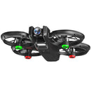 YLR/C YL05 WiFi FPV with 4.9inch LCD Screen Controller HD Dual Camera Electrically Adjustable Optical Flow Hover Circle Protection LED Brushless 2.4G 4CH 6-Axis Remote Control Toys RC Drone Quadcopter RTF