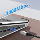 Blueendless Aluminum Laptop Stand Docking Station with 4K 60Hz HD SD/TF Card Reader USB3.0 5Gbps 100W PD Charger Type-C Hub for MacBook Surface
