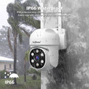 Srihome SH061 1080P 2MP HD WiFi Home Security Camera PTZ AI Wireless Monitoring Camera Night Vision Human Detection Two-way Intercom IP66 Waterproof Video Surveillance CCTV Cameras