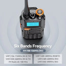 Baofeng BF-K69 High Power Walkie Talkie Multi-Band Wireless Copy Frequency 999CH Type-C AM FM DTMF NOAA Portable 2 Way Ham Radios