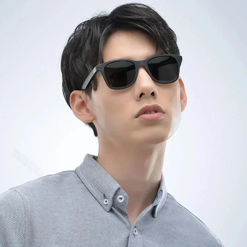 TS Sunglasses UV400 Anti-polarization TAC Lens Anti-glare Eye Protection Lightweight Fashion Glasses for Cycling Hiking Camping Fishing